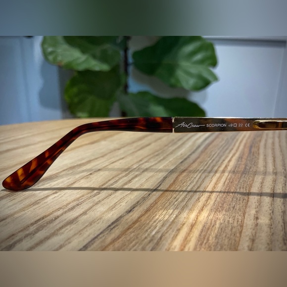 Vintage Oval Frame Military Grade Sunglasses Air Crew Scorpion NOS - Picture 8 of 8